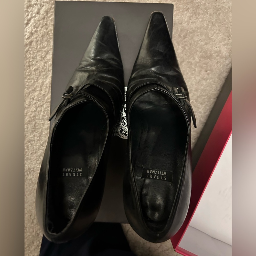 Stewart Weitzman Pointed Heels, Shoe Boot-Look - image 2